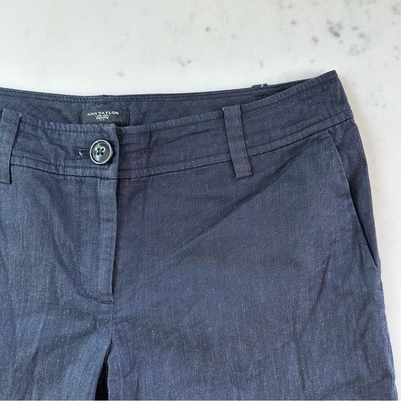 Ann Taylor Navy Trouser Shorts - Picture 2 of 5